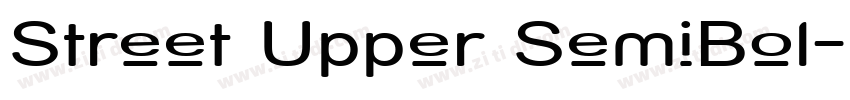 Street Upper SemiBol字体转换